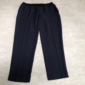 Ann Taylor Women’s Pull-On Trouser / Pants With Side Pockets Navy Blue Size 2